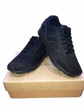 Mens Adidas ZX Flux Trainers Size 10.5 Triple Black Good Condition, used for sale  Shipping to South Africa