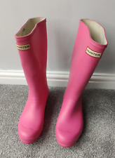 Hunter pink wellies for sale  STALYBRIDGE