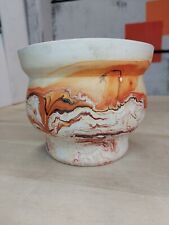 Nemadji Orange Swirl 4" Clay Pot for sale  Shipping to South Africa