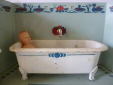 Jouet ancien tôle meuble poupée petite salle de bain d'occasion  Caen