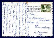 Switzerland 1949 cartolina usato  Brescia