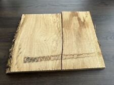 Oak hardwood 2pcs for sale  UK
