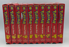 Lote 10 fitas VHS Pokemon vintage temporada 1 Pioneer Viz vídeo 1998 Nintendo temporada 1 comprar usado  Enviando para Brazil