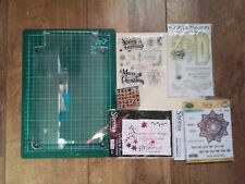 rubber stamps cardmaking for sale  WREXHAM
