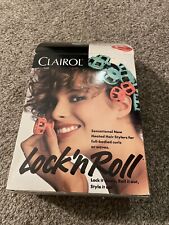 Vtg 1989 Clairol Lock'n Roll Heated Hair Stylers Curlers Rollers Rubber Miss 2 for sale  Shipping to South Africa