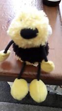 JELLYCAT SMALL DANGLY BUMBLE BEE PLUSH PRESS TUMMY TO HERE BUZZING SOUND 5 " for sale  FAVERSHAM