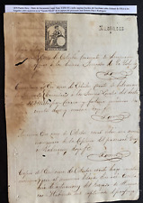 Puerto Rico 1878, Documento Legal, Sello 4to de Oficina, 12ct de Peseta, 2pg segunda mano  Embacar hacia Argentina