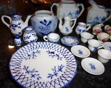 blue white set miniature tea for sale  Selah