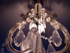 Antique pampille chandelier. d'occasion  Expédié en Belgium