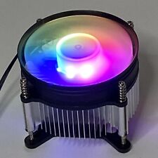 Intel RGB Heatsink Fan Copper Cooler 1155 1156 1150 1151 1200 CPU Desktop PC i7, used for sale  Shipping to South Africa