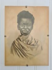 Peinture malgache portrait d'occasion  Bourgoin-Jallieu