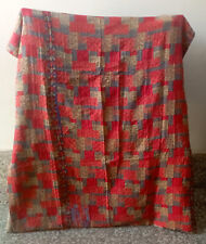 Reversible kantha blanket for sale  Shipping to Ireland