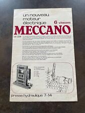 Meccano manuel instructions d'occasion  Soisy-sur-Seine