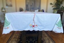 Vintage christmas tablecloth for sale  Simpsonville
