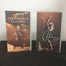 2 x concertos Celine Dion Live In Memphis 1997 Live à Paris VHS música não DVD comprar usado  Enviando para Brazil