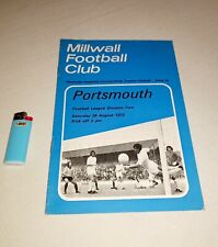 Millwall portsmouth programma usato  Vo