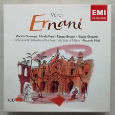 Verdi: Ernani / Domingo / Freni / Muti etc. / EMI 2 CD box 3 81884 2, used for sale  Shipping to South Africa