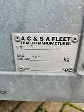 Twin axel trailer for sale  STOWMARKET