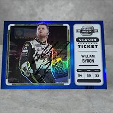 William Byron 2023 PANINI CHRONICLES autographed NASCAR card OPTIC PRIZM 175/199, used for sale  Shipping to South Africa