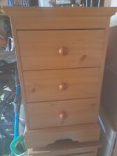 Pine bedside cabinet for sale  SEVENOAKS