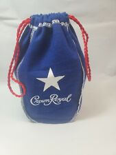Used, Crown Royal Texas Mesquite Blue Bag LIMITED EDITION w/ Star Red Drawstring for sale  Shipping to Canada