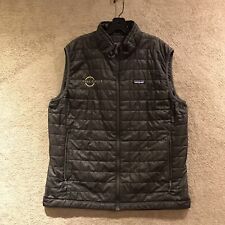 Patagonia Men's Nano Puff Vest Size XL Forge Grey Puffer for sale  Millbrae