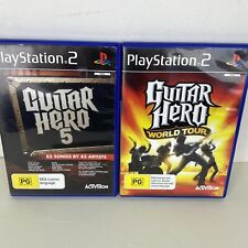 Guitar Hero 5 + World Tour - PS2 - Ambos completos com manuais muito bom estado frete grátis comprar usado  Enviando para Brazil