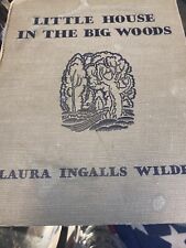 Pequeña casa en el gran bosque de Laura Ingalls Wilder ~ 1932 tapa dura F-B segunda mano  Embacar hacia Argentina