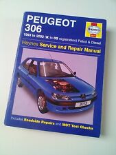 Peugeot 306 Haynes Manual Del Propietario Servicio De Reparación De 1993 a 2002 de gasolina y diesel segunda mano  Embacar hacia Argentina