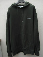 Calvin Klein khaki green hoodie size 4XL upto 58 inch chest logo to chest for sale  Shipping to South Africa