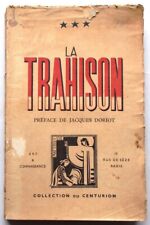 Trahison préface jacques d'occasion  Aix-en-Othe