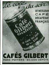 Publicité ancienne café d'occasion  France