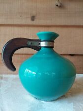 Used, LOVELY VINTAGE GREEN JUG WITH WOOD HANDLE CALIFORNIA POTTERY for sale  Shipping to South Africa