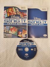 Disney Sing It: Family Hits (Nintendo Wii, 2010) COMPLETE GCM CIB (no mic) for sale  Shipping to South Africa
