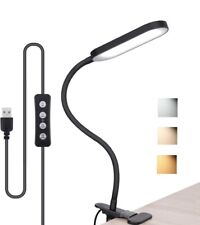 Flexible LED USB Clip On Desk Lamp Dimmable Memory Bed Reading Table Study Light for sale  Shipping to South Africa