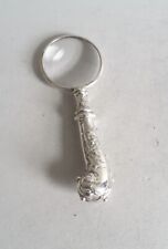 vintage silver magnifying glass for sale  TORQUAY