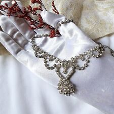Collier strass coeurs d'occasion  Le Luc