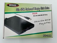 Unidade de disquete externa portátil BYTECC BT-144 fina USB 12Mbps com fio em excelente estado usado comprar usado  Enviando para Brazil
