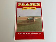 Fraser agricultural slurry for sale  KENDAL