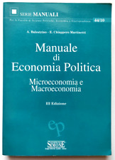 Manuale economia politica usato  Ferrara