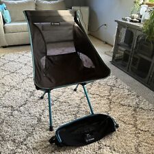 Cadeira Helinox Dois (Cadeira de Acampamento Ultraleve Ultraleve Traseira Alta Preta/Azul), usado comprar usado  Enviando para Brazil