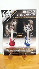 Used, F3 TOUR DATES 2008 CORT GUITAR NEIL ZAZA ERIC MANTEL GUITAR PRINT AD 11 X 8.5 for sale  Shipping to South Africa