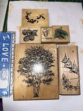 Rubber wooden stamps for sale  CROYDON