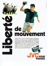Publicité Advertising 068  1995   caméscope JVC  VHS-C vidéo d'occasion  Tinténiac