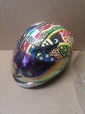 AGV K3 dreamtime Valentino Rossi Motorcycle Motorbike Helmet L Large for sale  Shipping to South Africa