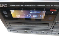 Grabadora de discos compactos CD TEAC AD-RW900 cubierta de casete inversa USB negra USD segunda mano  Embacar hacia Argentina