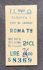 Biglietto treno usato usato  Italia