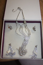 Drop crystal necklace for sale  CANTERBURY