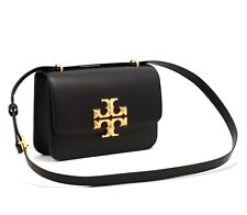 Tory Burch Black Eleanor Crossbody / Shoulder Leather Handbag for sale  Shipping to South Africa