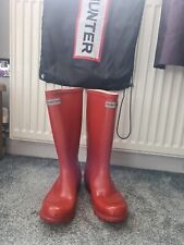 Hunter wellies red for sale  TAMWORTH